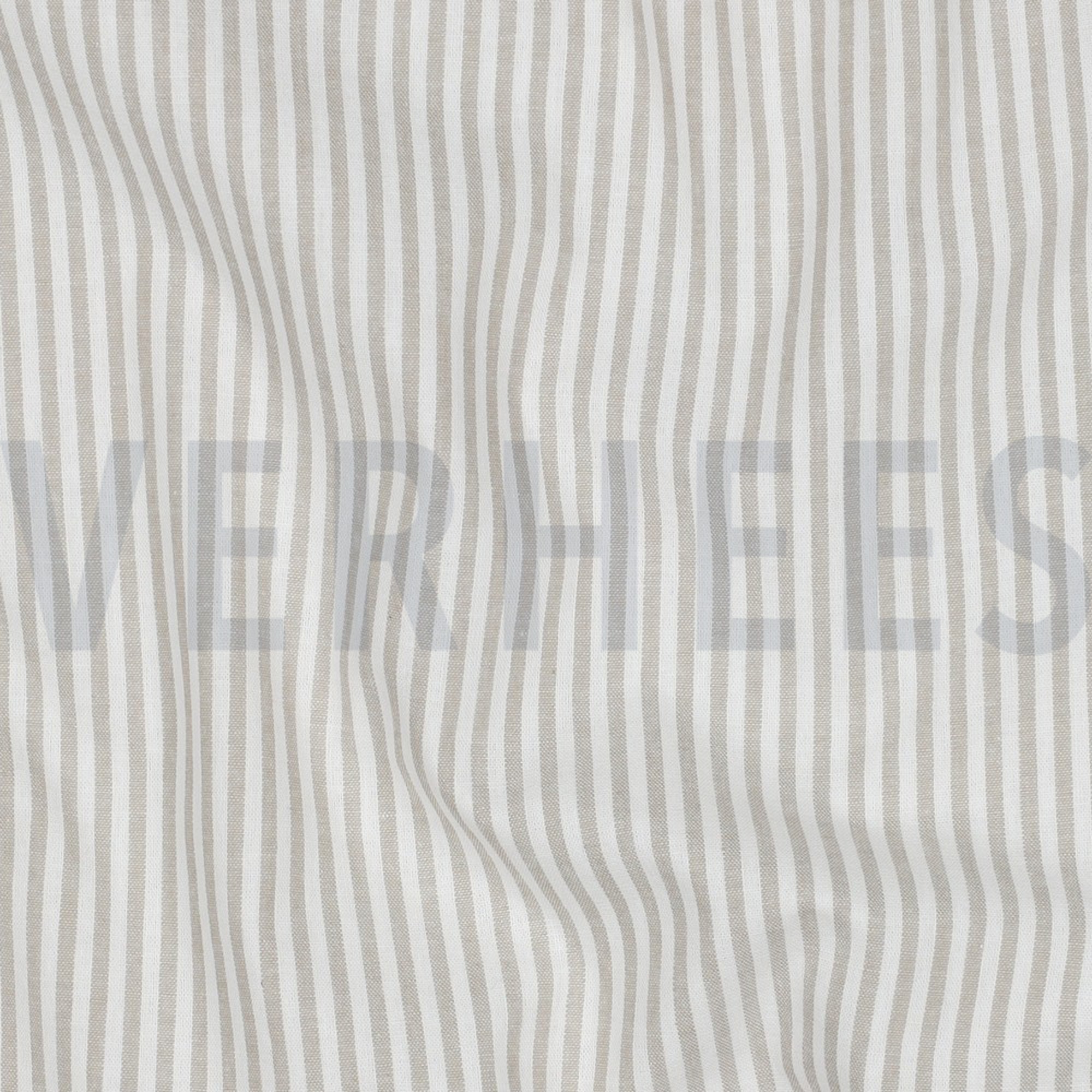 GARENGEVERFD POPLIN STREPEN 3MM ZAND (high resolution) #2