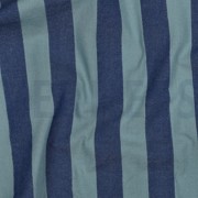 KATOEN GARENGEVERFD STREPEN BLAUW/GREEN (thumbnail) #2