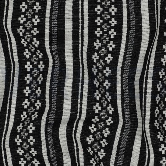 GOBELIN ABSTRACT SCHWARZ/WEISS #7