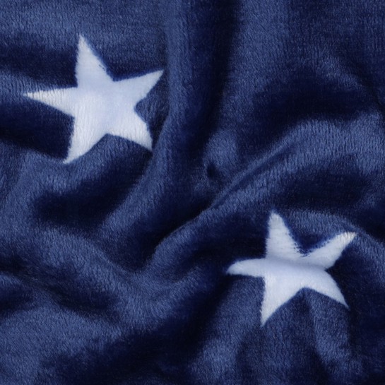 FLEECE STERREN BLAUW #7