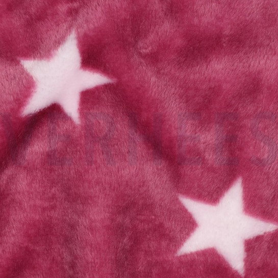 FLEECE STARS PINK #7