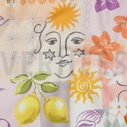 CANVAS DIGITAL TROPICAL PATCHWORK PEACH (thumbnail) #2