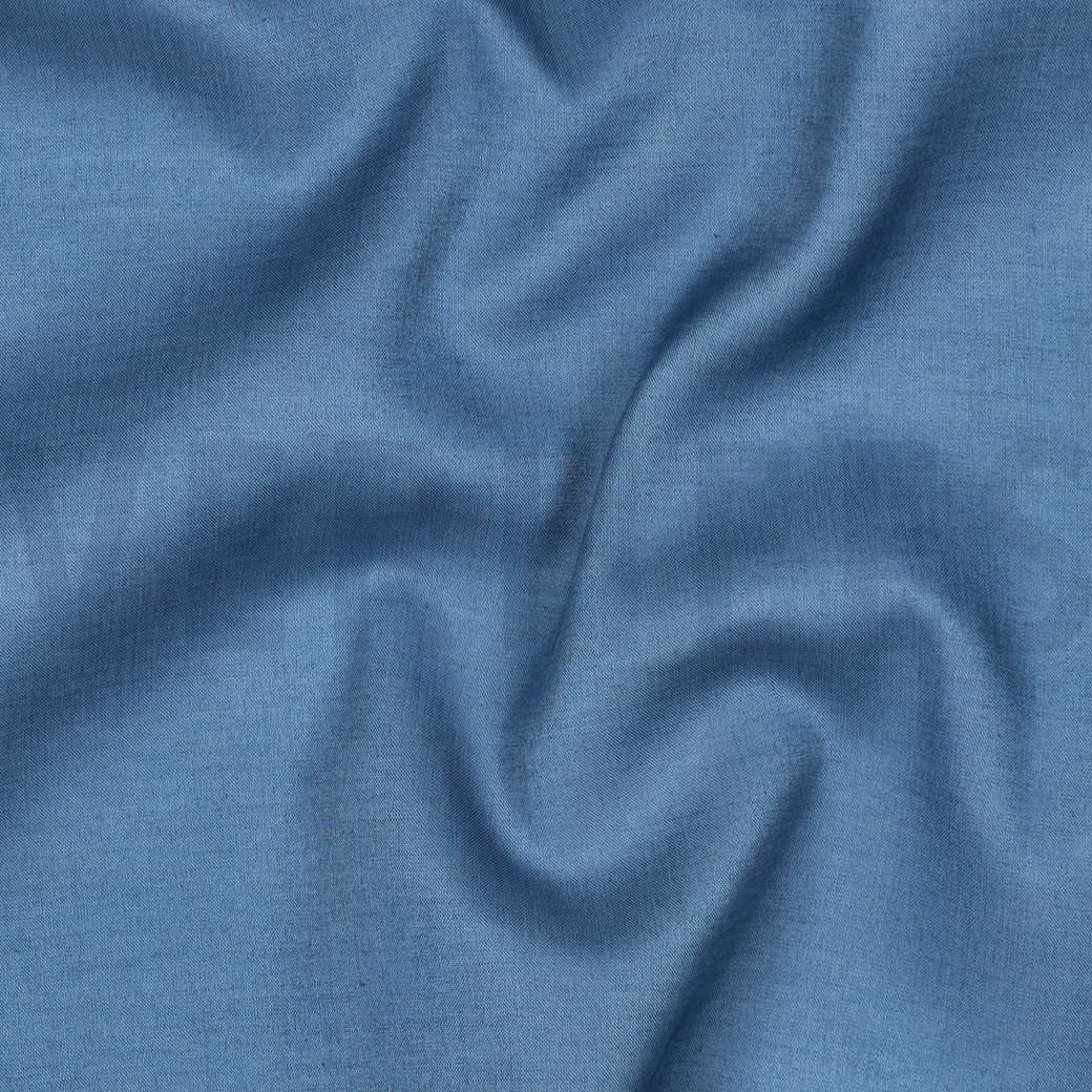 COTON VOILE GOTS BLEU #7