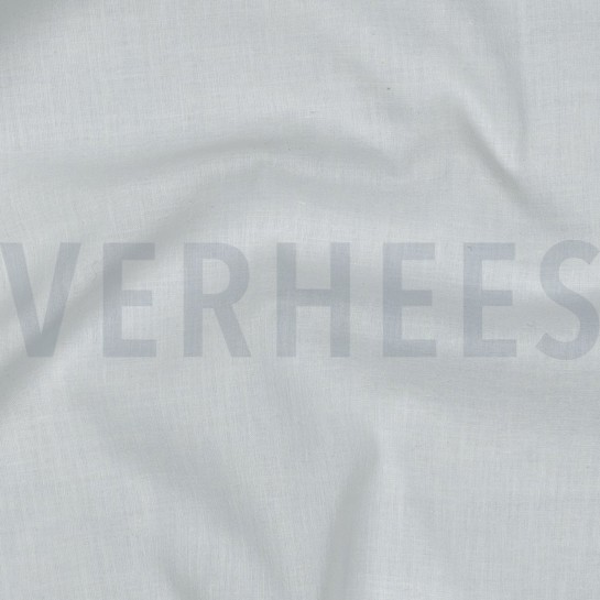 BAUMWOLLE VOILE GOTS GEBROCHEN WEISS #7