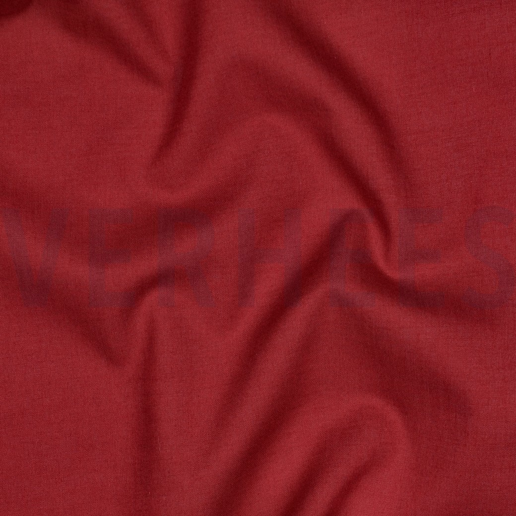 BAUMWOLLE VOILE GOTS BORDEAUXROT #7