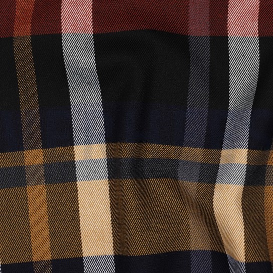 TARTAN CHECK GRAU/ROT/GELB #7