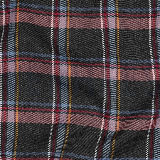 TARTAN CHECK ANTHRACITE CHINÉ #7