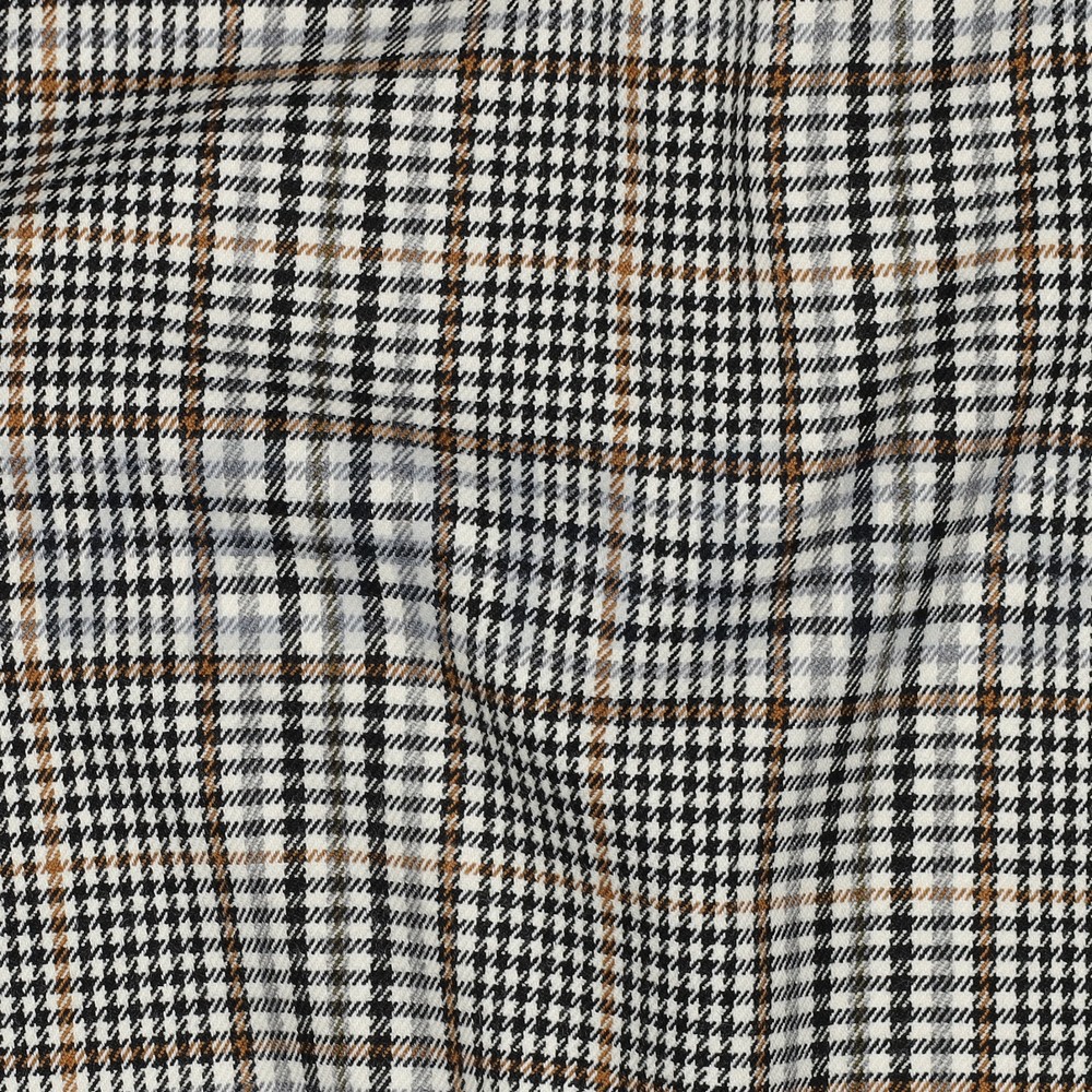 TARTAN CHECK ECRU/BROWN/BLACK #7