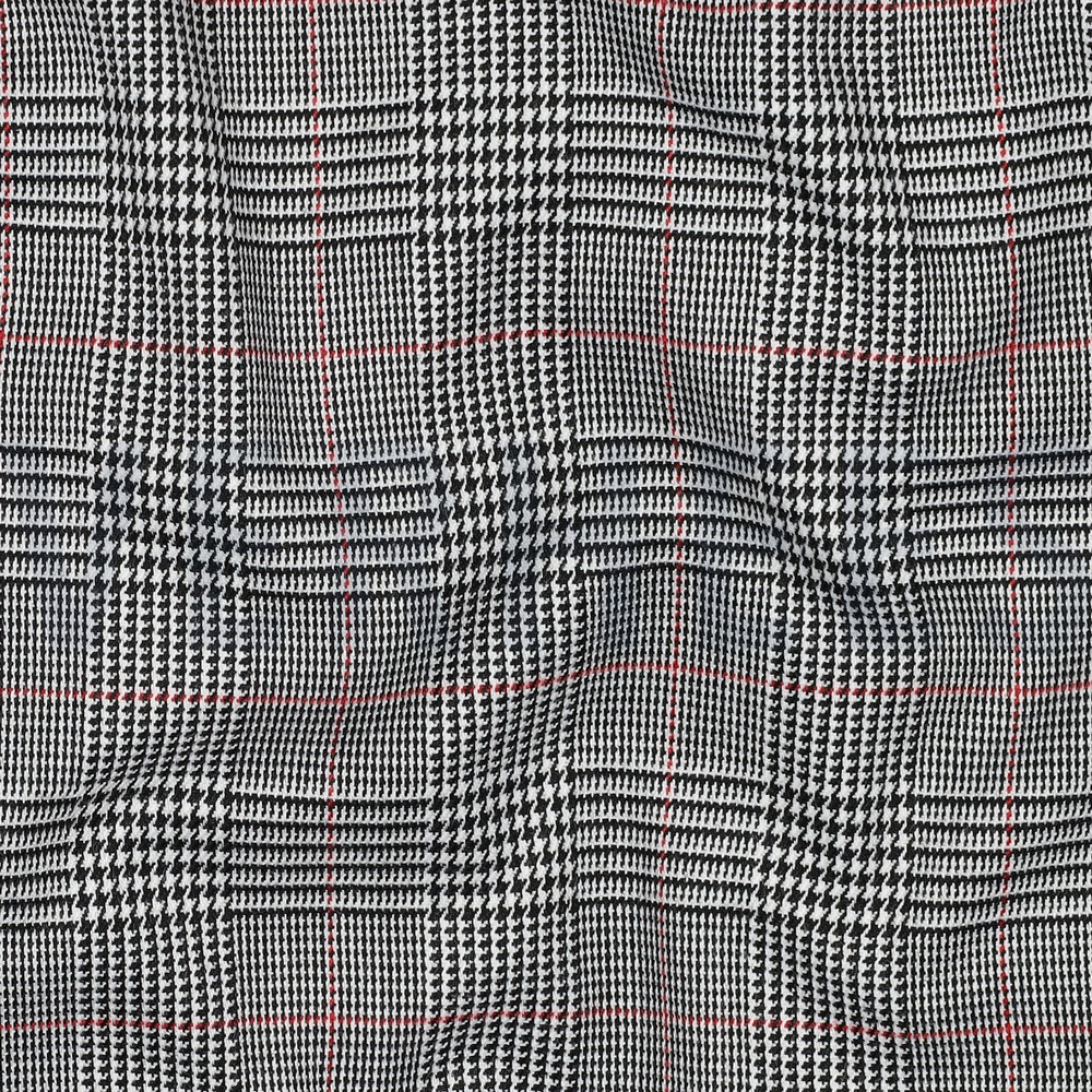 TARTAN CHECK SCHWARZ/WEISS #7