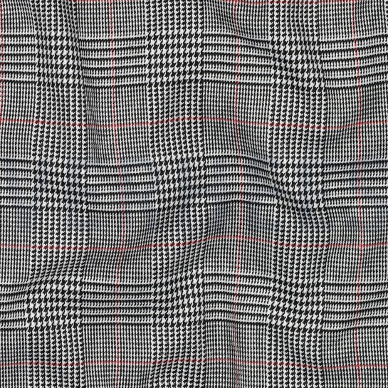 TARTAN CHECK ZWART/WIT #7