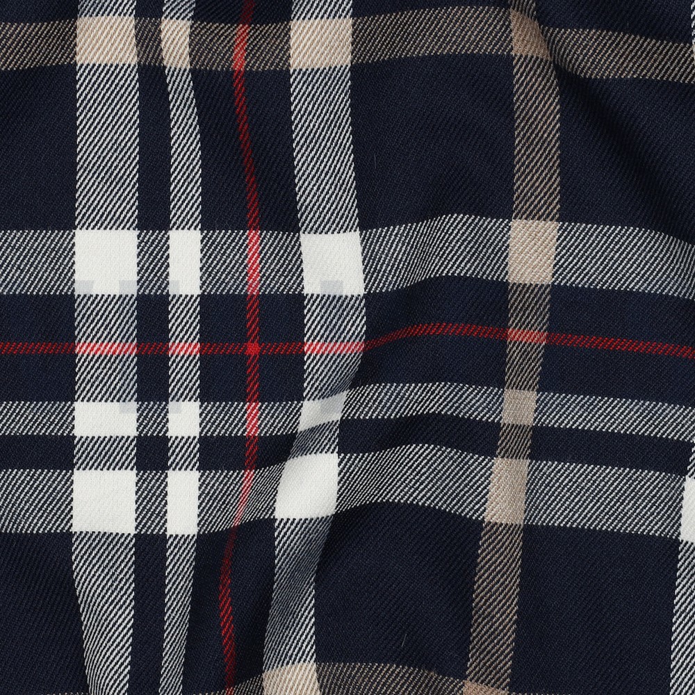 TARTAN CHECK NAVY/WHITE/CAMEL/RED #7