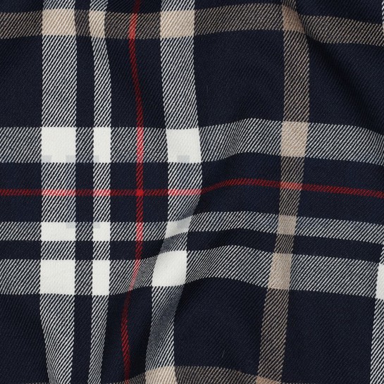 TARTAN CHECK MARINEBLAU/WEISS/CAMEL/ROT #7