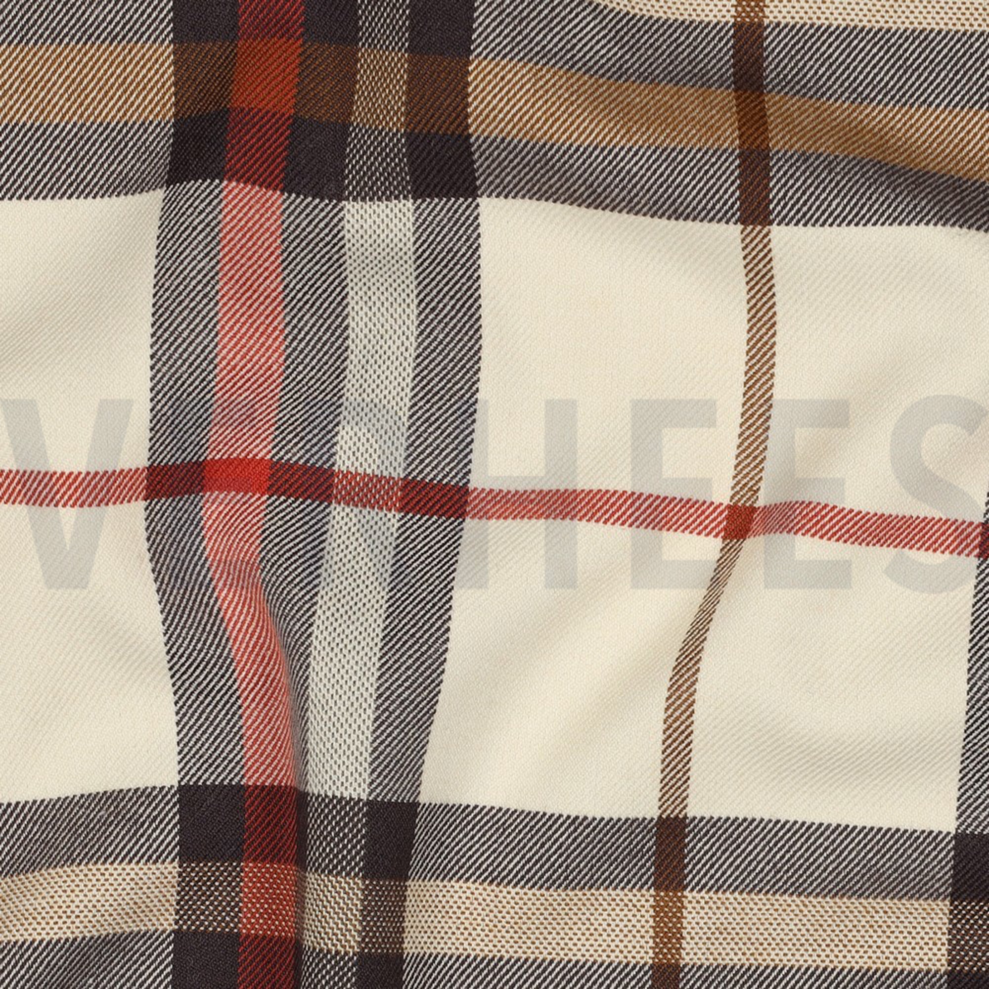 TARTAN CHECK SAND/BRAUN/ORANGE (high resolution) #2