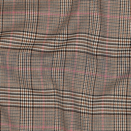 TARTAN CHECK CAMEL/ROSA #7