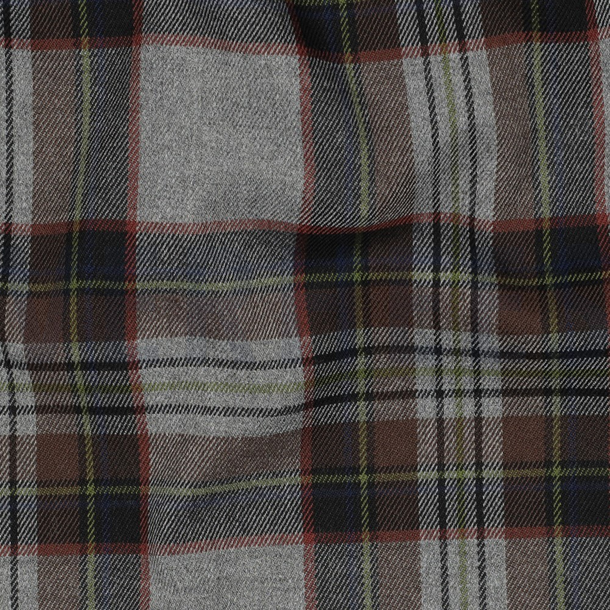 TARTAN CHECK GRIJS/BRUIN/LIMOEN (high resolution) #2