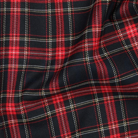 CARREAUX ÉCOSSAIS BLEU MARINE #7