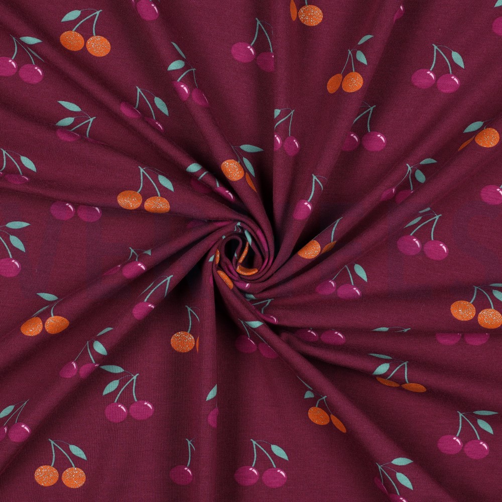 JERSEY GLITZER KIRSCHEN BEERE #7