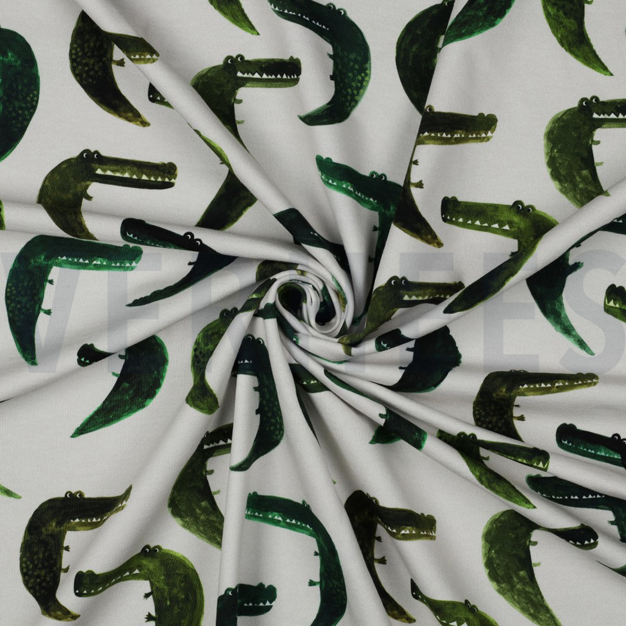 FRENCH TERRY DIGITAL CROCODILES OFFWHITE (high resolution) #2