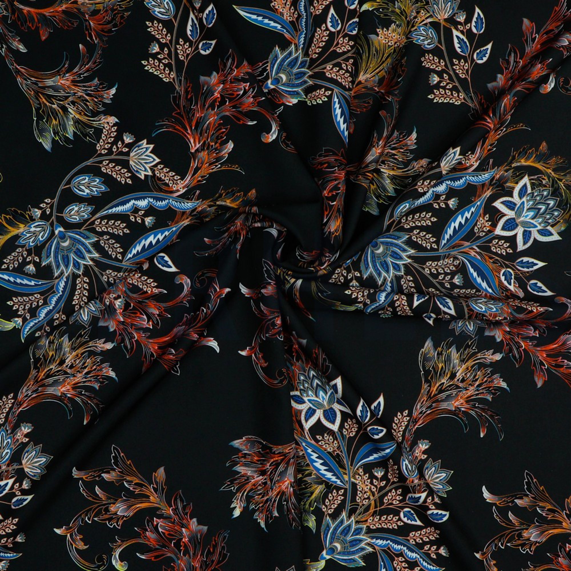 MAGNOLIA STRETCH DIGITAL BLACK (high resolution) #2