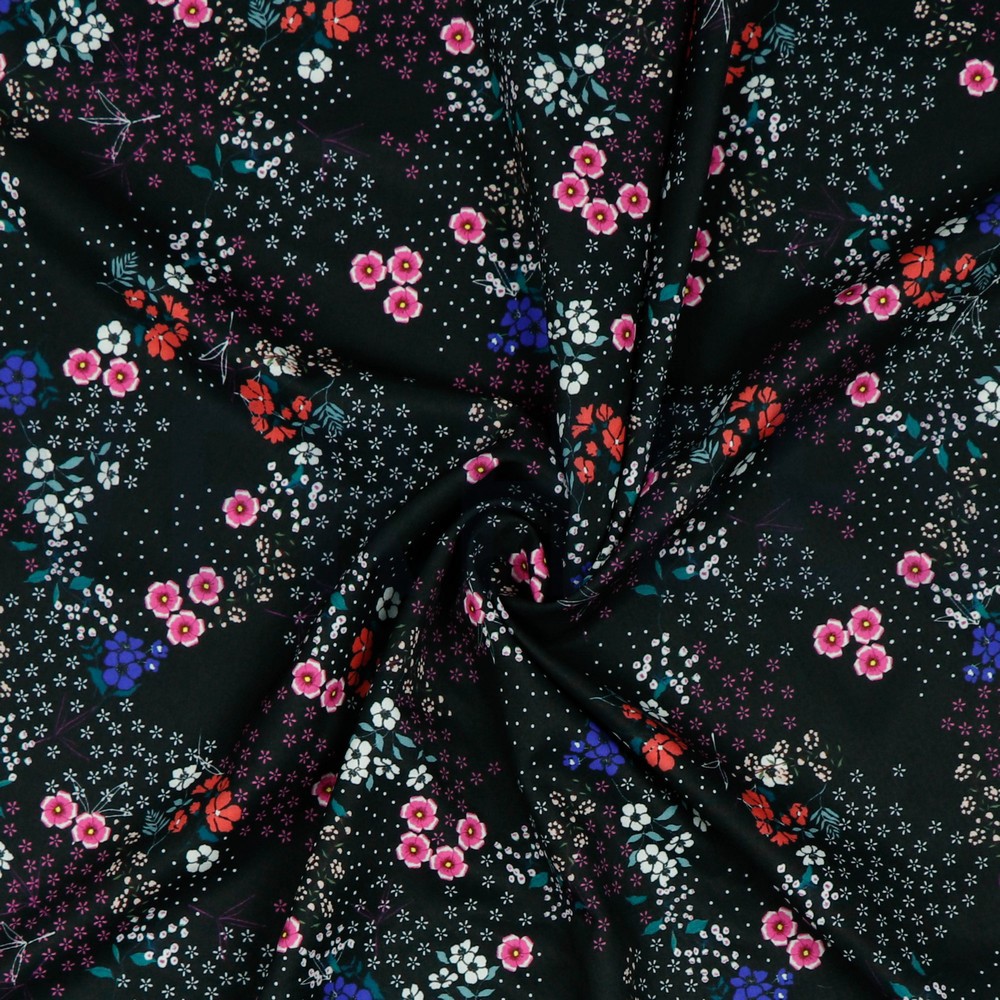 MAGNOLIA STRETCH DIGITAL SCHWARZ #7