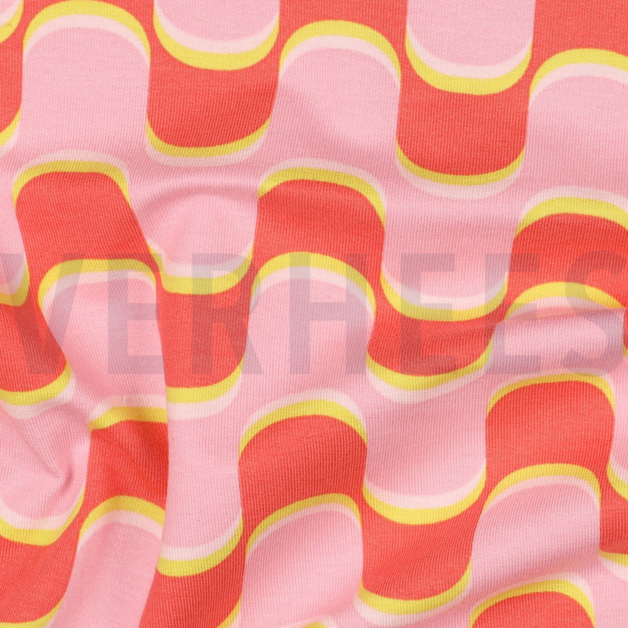 FRENCH TERRY ABSTRAKTE BLUMEN ROSA (high resolution) #2