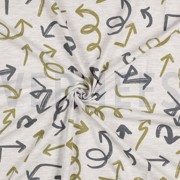 JERSEY MELANGE ARROWS BEIGE MELANGE (thumbnail) #2