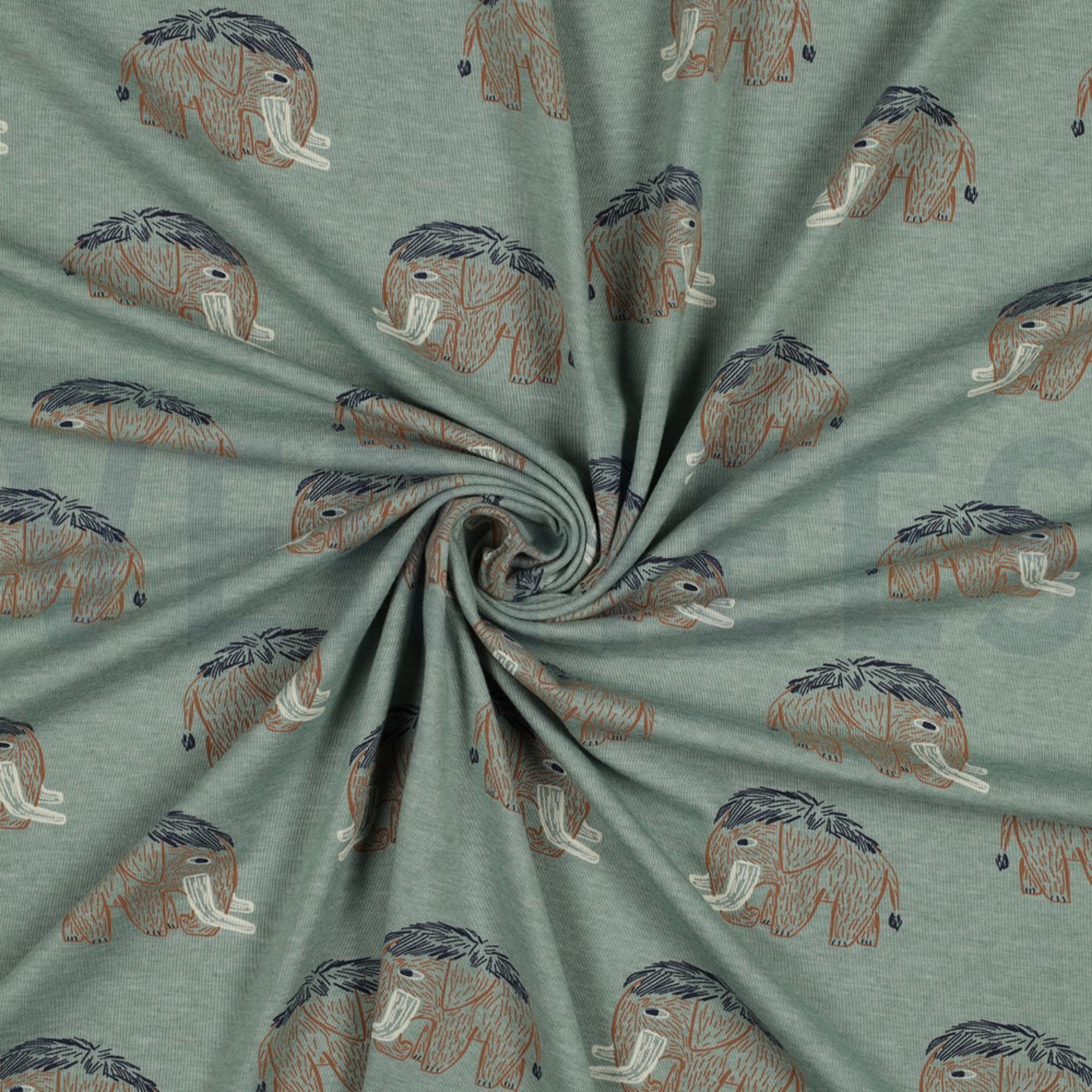 JERSEY MELANGE MAMMOETEN DONKER MINT GEMÊLEERD (high resolution) #2