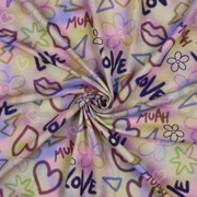 JERSEY DIGITAL GRAFFITI FÉMININ ROSE CLAIR (thumbnail) #2