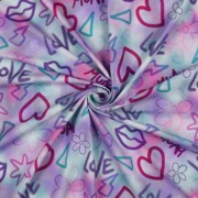 JERSEY DIGITAL GRAFFITI FÉMININ LAVANDE CLAIR (thumbnail) #2