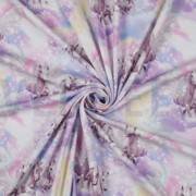 JERSEY DIGITAL EINHÖRNER WOLKEN LAVENDEL (thumbnail) #2