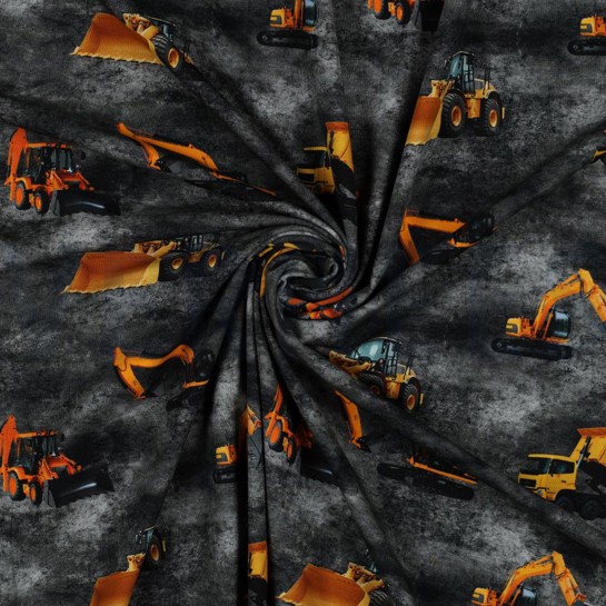 JERSEY DIGITAAL BOUWVOERTUIGEN ZWART #7