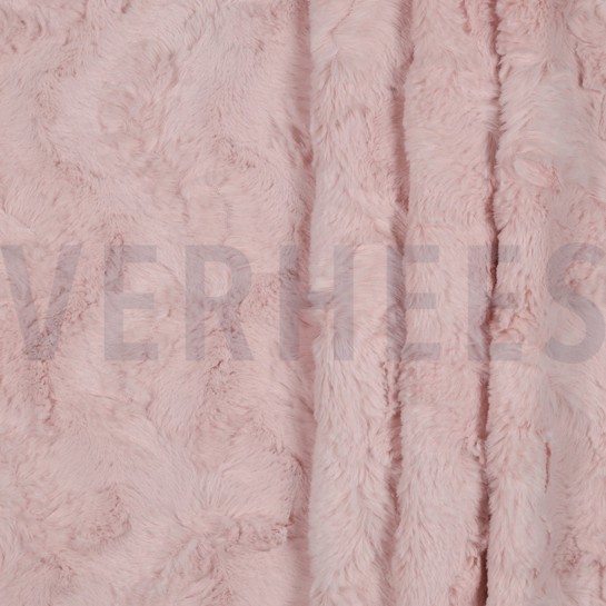 FAUSSE FOURRURE ROSE POUDRÉ #7