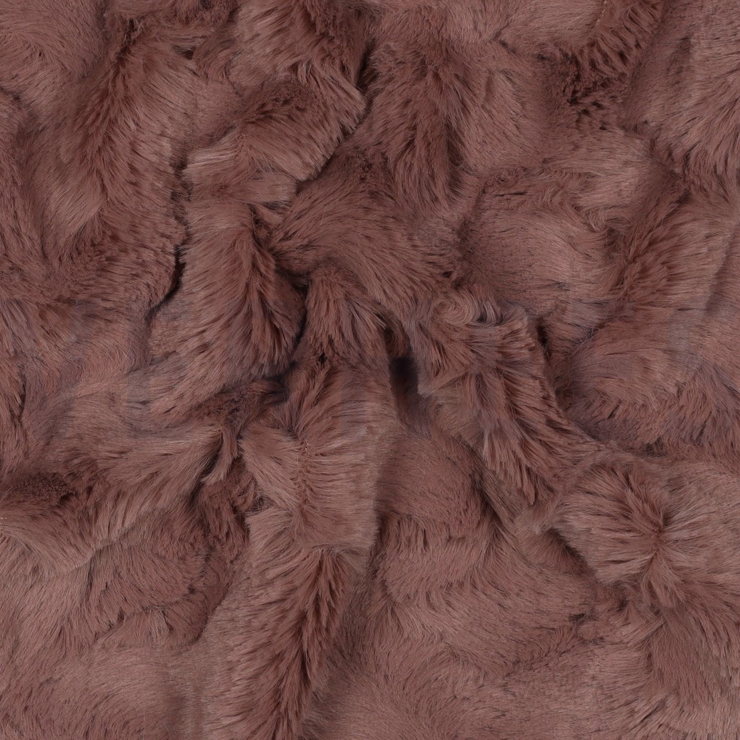 FAUX FUR OLD BLUSH #7