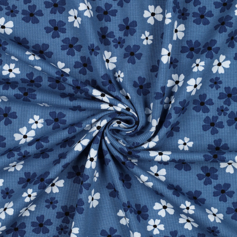WAFELJERSEY BLAUW #7
