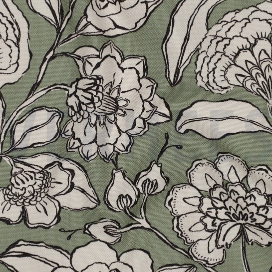 CANVAS FLOWERS SAGE #7