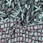 VISCOSE RADIANCE ABSTRACT DONKERGROEN (thumbnail) #2