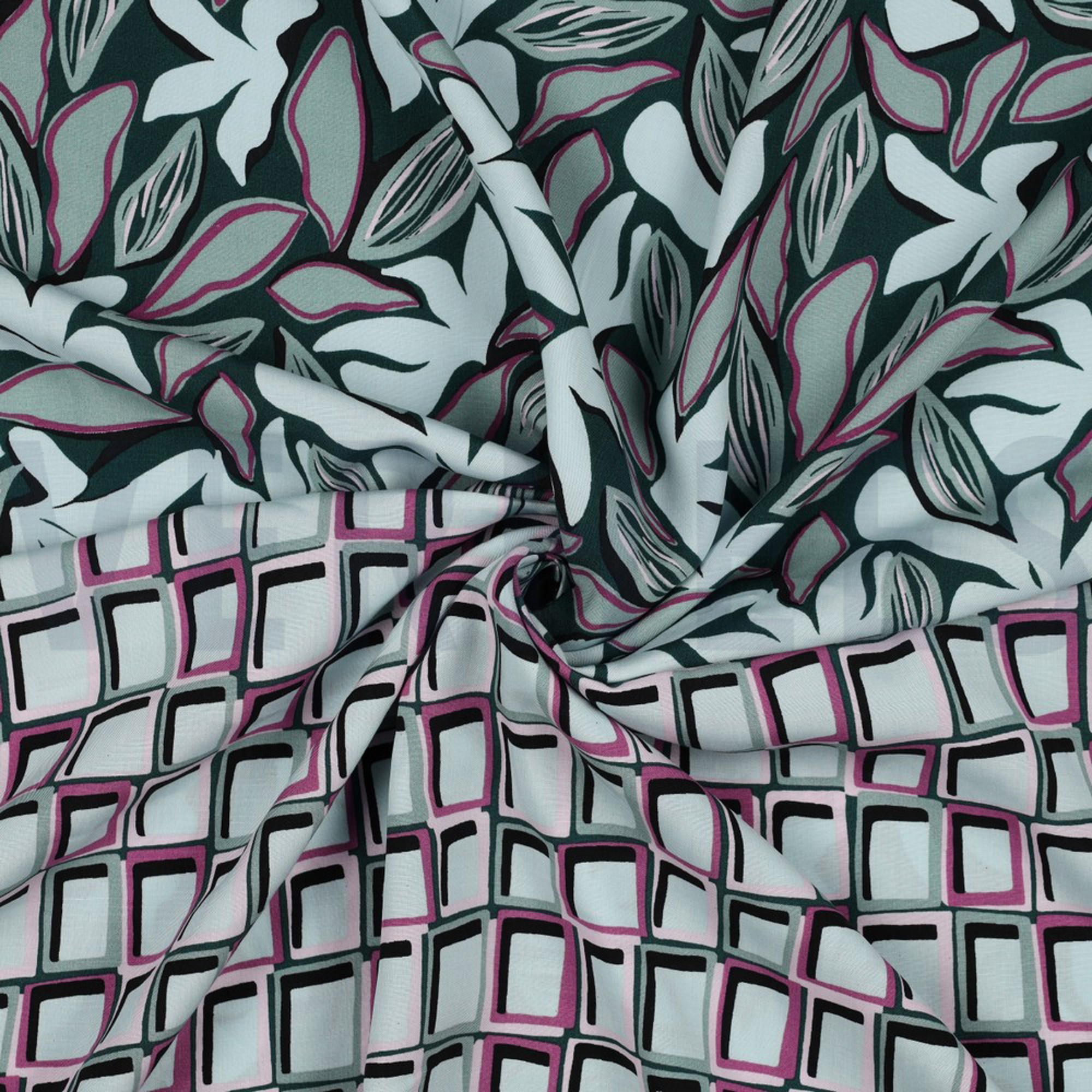 VISCOSE RADIANCE ABSTRACT DONKERGROEN (high resolution) #2