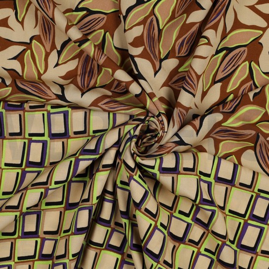 VISCOSE RADIANCE ABSTRACT BRUIN #7