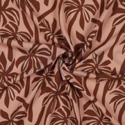 VISCOSE RADIANCE PALMTREES PEACH (thumbnail) #2