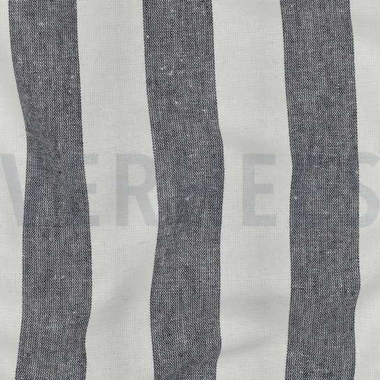 COTTON YARN DYED STRIPES & CHECKS NAVY #7