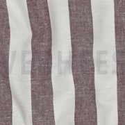 COTTON YARN DYED STRIPES & CHECKS AUBERGINE (thumbnail) #2