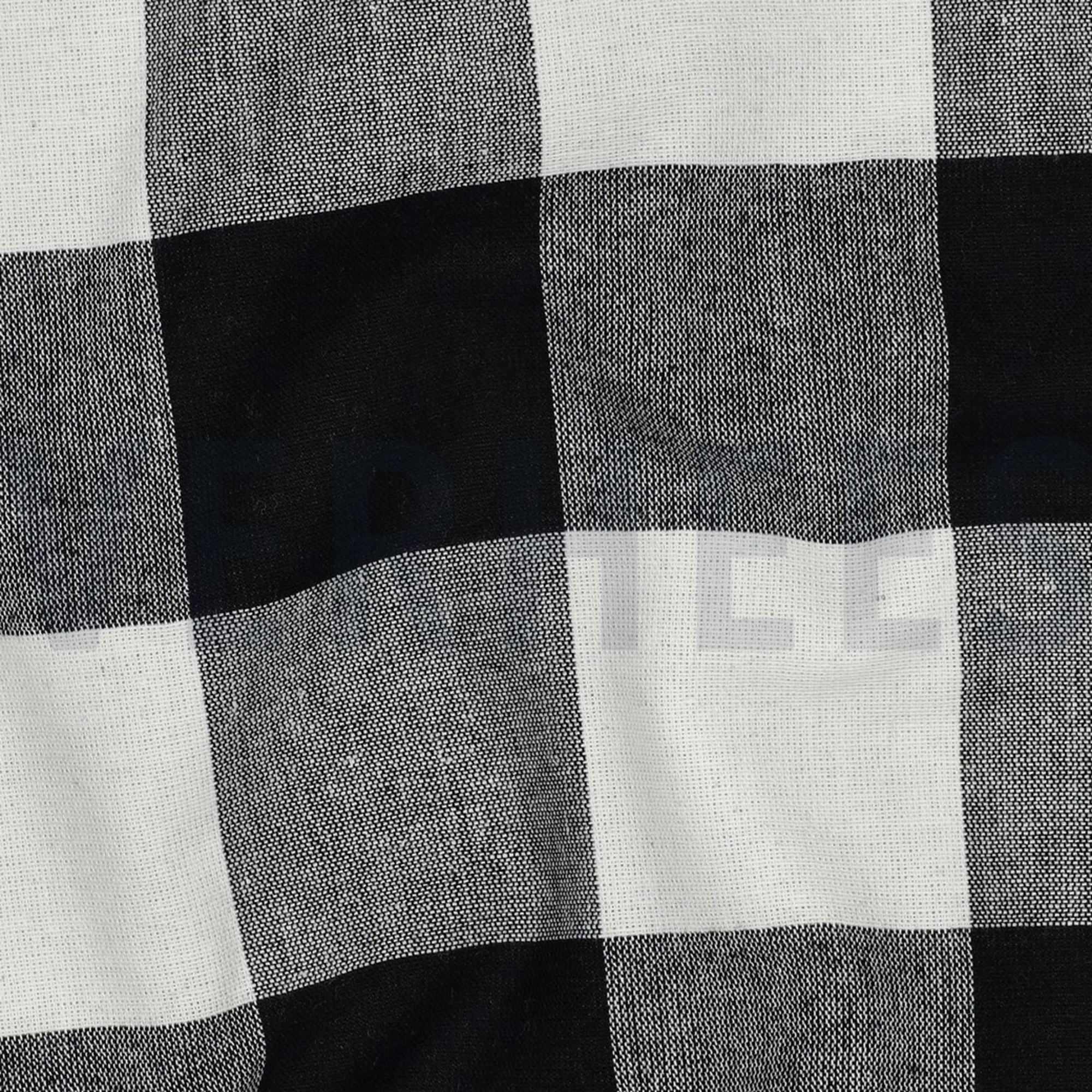 COTTON YARN DYED STRIPES & CHECKS BLACK (high resolution) #2