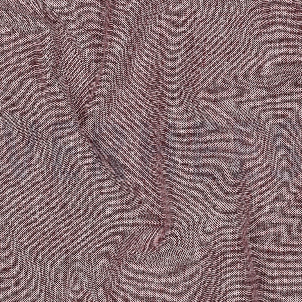 COTON TEIL FIL RAYURES & CARREAUX AUBERGINE #7