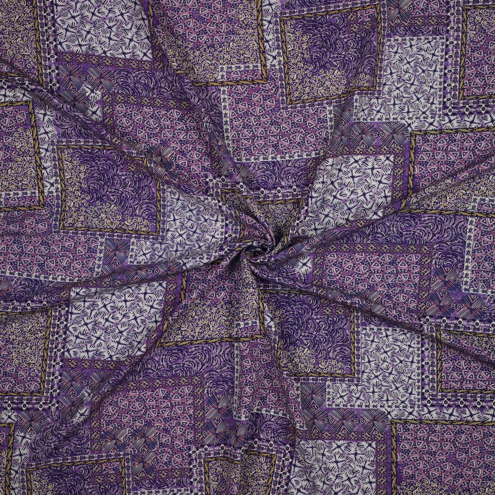 VISCOSE RADIANCE DIGITAAL PATCHWORK PAARS #7