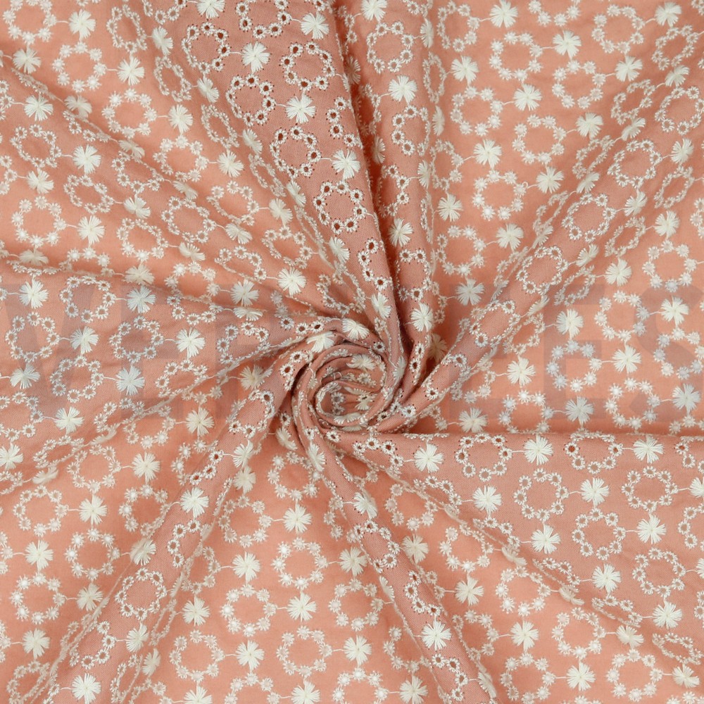 COTON BRODERIE ROSE POUDRÉ #7