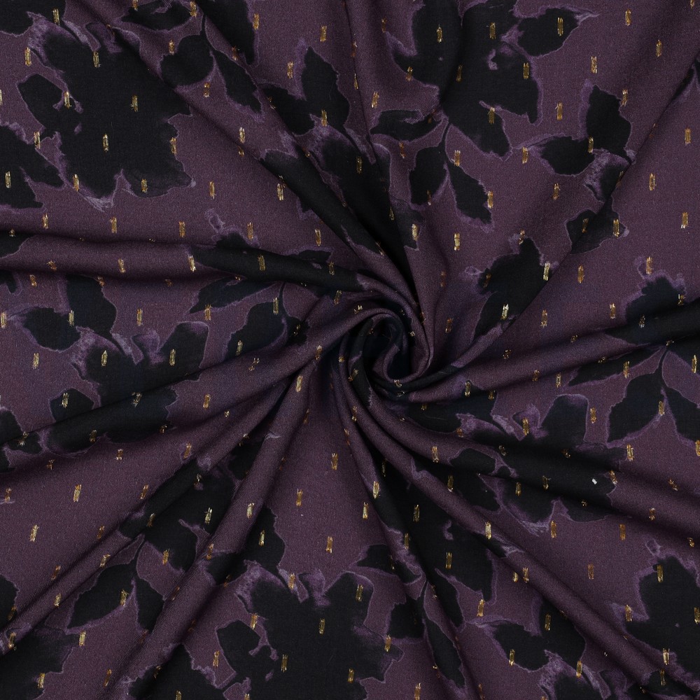 VISCOSE LUREX DIGITAAL BLOEMEN PAARS #7