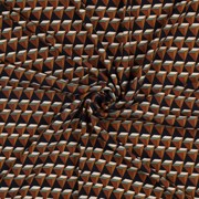 VISCOSE POPLIN STRETCH GEOMETRIC NAVY (thumbnail) #2