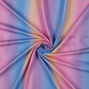 JERSEY DIGITAL REGENBOGEN BLAU/ROSA (thumbnail) #2