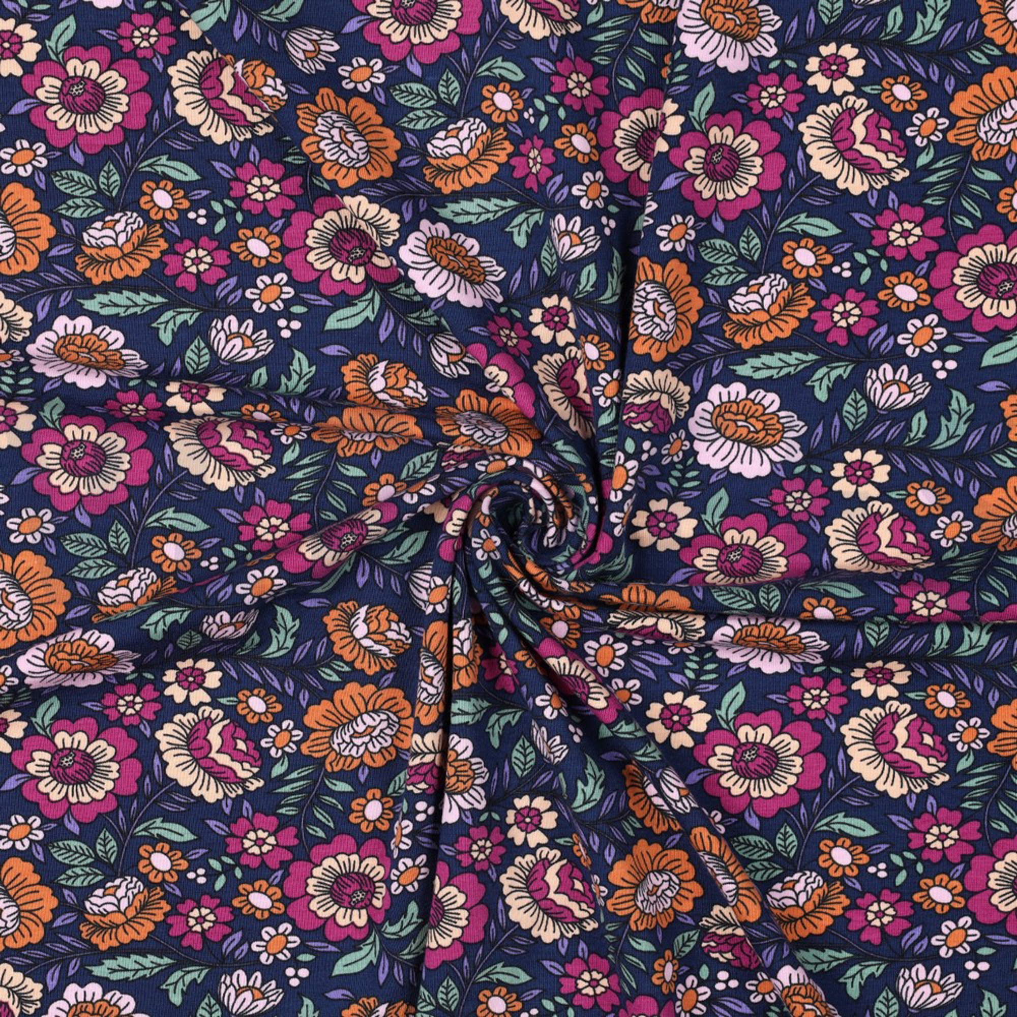 JERSEY FLOWERS NAVY (high resolution) #2