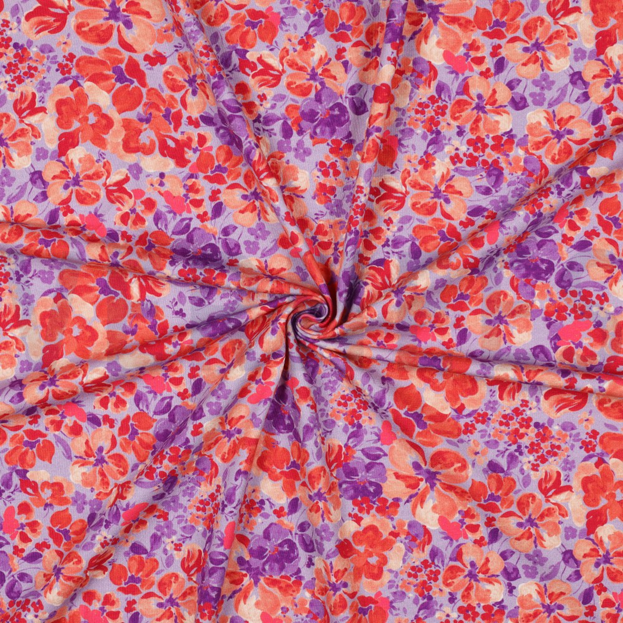 JERSEY DIGITAL FLOWERS LILAC (high resolution) #2